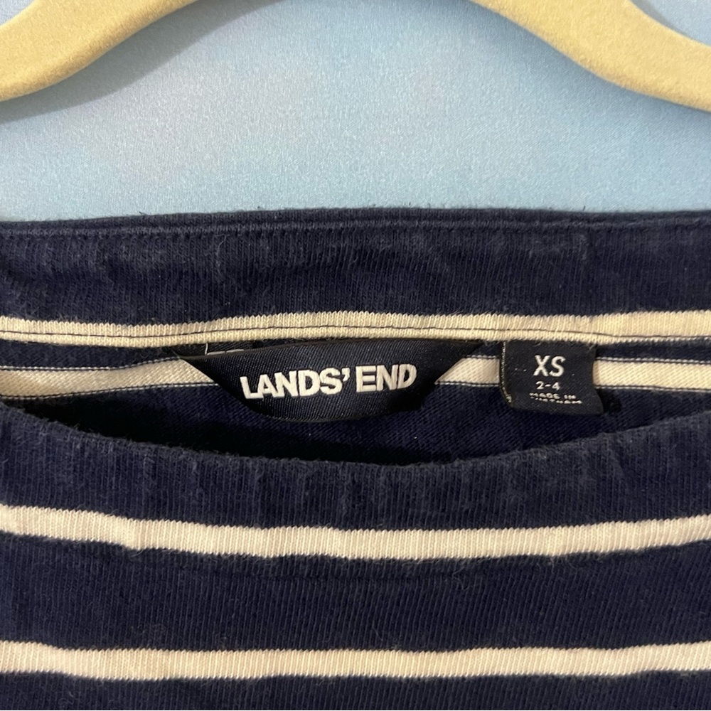 Navy and white lands end work dress - Picture 5 of 5